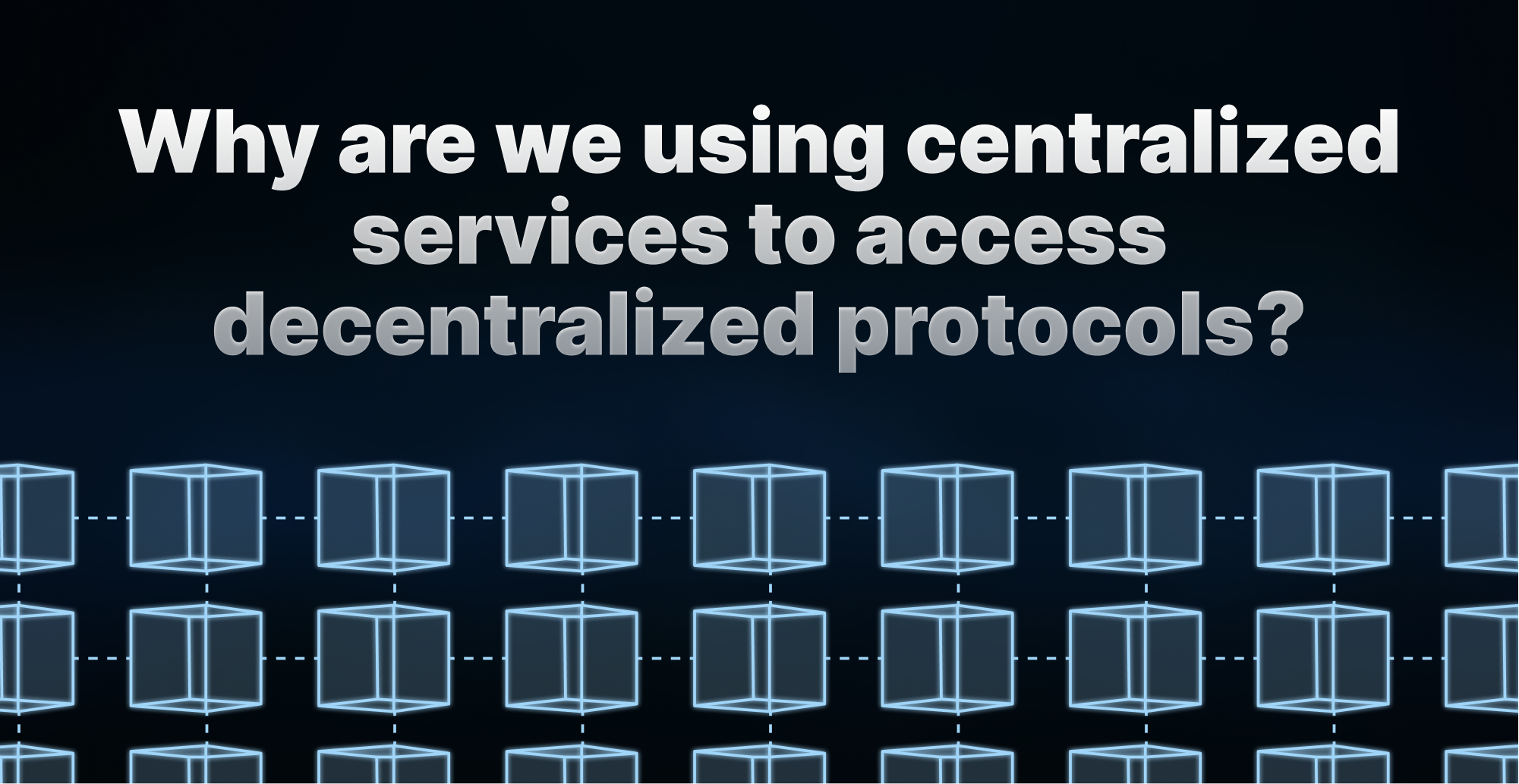 What's The Matter With Infura And Other Services? Dash