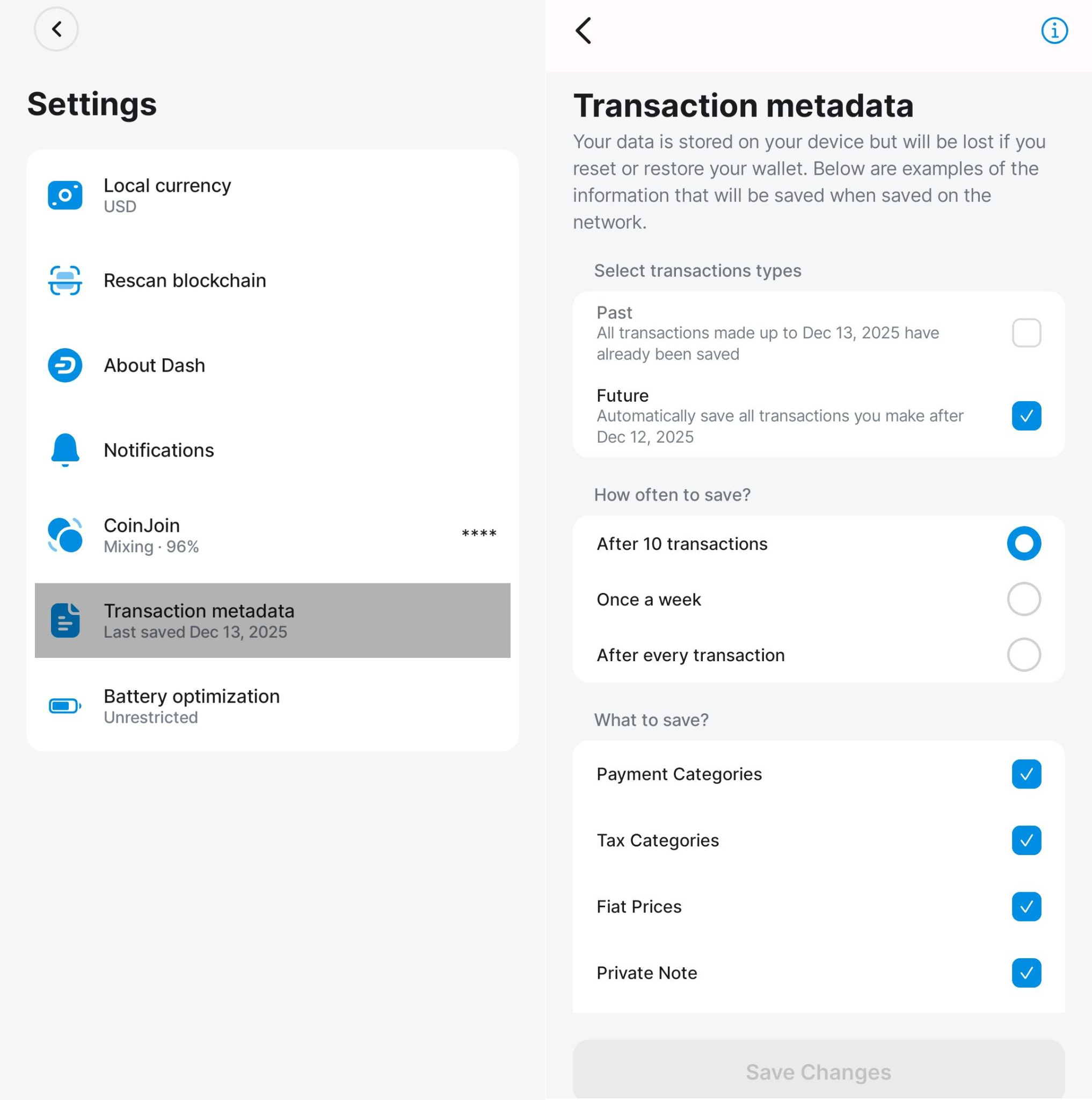 Encrypted Metadata Backups Are Live in DashPay! - Dash